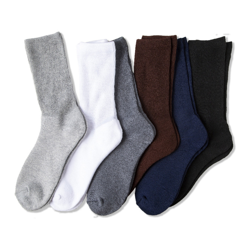 Loose Fit Top Non Slip Diabetic Socks for Sensitive Blood Circulation
