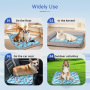 Self Cooling Gel Pet Mat for Dogs Cats No Need Electricity or Refrigeration