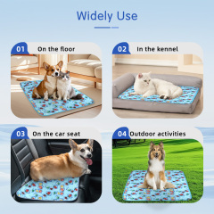 Self Cooling Gel Pet Mat for Dogs Cats No Need Electricity or Refrigeration