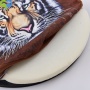 Deluxe Swivel Seat Foam Cushion for Car or Chair with Tiger pattern , 15