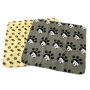 Large Size 3 layer  Reusable Printed Super Absorbent Waterproof Non Slip  Pet Training Dog Pee Pads