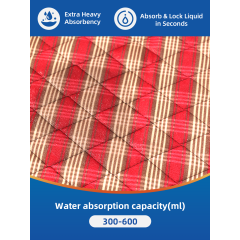 Almohadilla para orina lavable de gran tamaño para adultos para una cobertura máxima