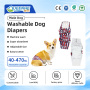 Wholesale Reusable Male Dog Belly Wraps Washable Male Dog Diapers with Printed Design Belly Band for Male Dogs