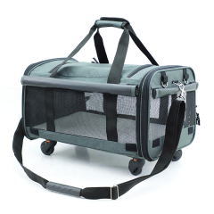 Luxury Cat Dog Pet Carrier Airline Approved Small Dog Carrier Soft Sided Collapsible Puppy Carrier
