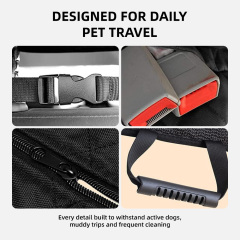 Wholesale Waterproof & Nonslip Pet Seat Cover Backseat Dog Car Seat Covers Side Flap for Cars, Trucks, and Suv's