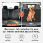 Wholesale Waterproof & Nonslip Pet Seat Cover Backseat Dog Car Seat Covers Side Flap for Cars, Trucks, and Suv's