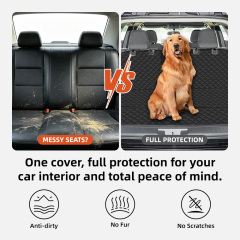Wholesale Waterproof & Nonslip Pet Seat Cover Backseat Dog Car Seat Covers Side Flap for Cars, Trucks, and Suv's