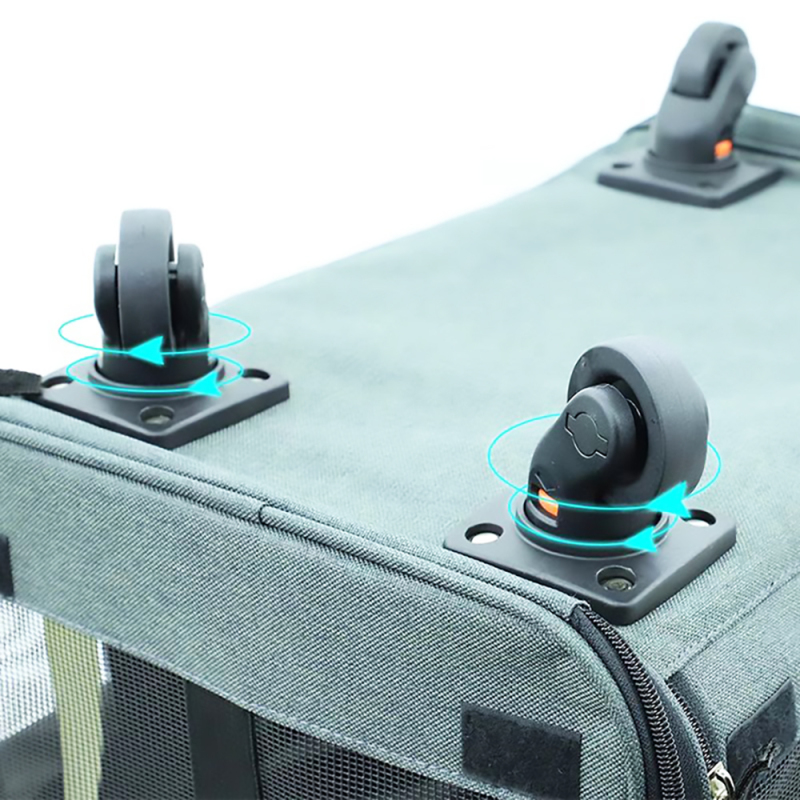 Wholesale Portable Breathable Pet Travel Carrier Bag With Locking Safety Zippers For Dog Cat