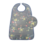 New design easy to clean washable adult bib clothing protector