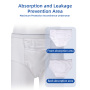 Men's Incontinence Underwear Eco-Friendly Recyclable Sensitive Skin Suitable Strong Absorption Fast Absorption Large Capacity