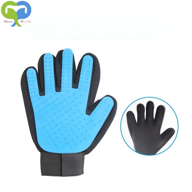 Pet Grooming Gloves Breathable  Comfortable Washing Deshedding Pet Grooming Tool Dog Portable Gloves