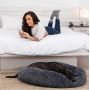 Calming Warming Super Soft Fabric High-Loft Dog Cushion Memory Foam Pillow Pet Bed