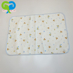 Oso estampado algodón transpirable impermeable cama Underpad colchón Pad hoja Protector para bebés y niños BBP-105