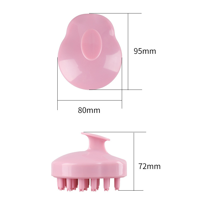 Soft Rubber Bristles Cat Dog Massage Brush Dog Bath Grooming Brush Scrubber