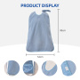 Hot Sale Fashionable Reusable Durable Washable Lightweight Breathable Adult Waterproof Bib Apron for Elderly Men and Women