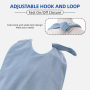 Hot Sale Fashionable Reusable Durable Washable Lightweight Breathable Adult Waterproof Bib Apron for Elderly Men and Women