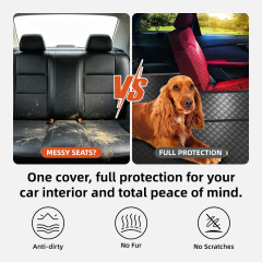 Wholesale Waterproof Seat Cover Hammock 600D Heavy Duty Scratch Proof Nonslip Durable Soft Back Seat Covers