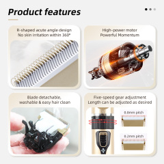Wholesale Eco-Friendly Plastic Dog Shaver Clippers Low Noise Rechargeable Cordless Electric Quiet Hair Clippers Set for Dogs