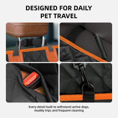 Wholesale Waterproof Scratch Prevent Antinslip Dog Car Hammock Car Seat Covers for Dogs