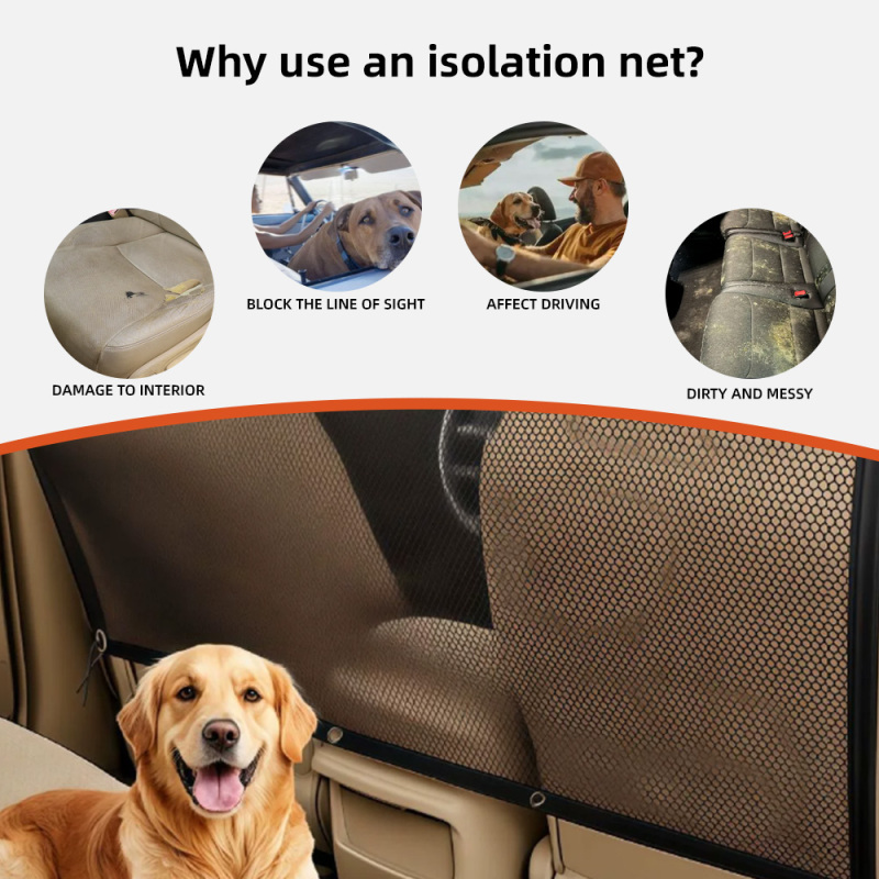 Wholesale Waterproof Scratch Prevent Antinslip Dog Car Hammock Car Seat Covers for Dogs