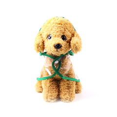 ペット犬透明レインコート防水子犬ジャケットペットレインウェア小型犬猫用