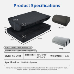 Wholesale Sciatica Pain Relief Memory Foam Side Sleeper Pillow Knitted Cover Anti-Dust Mite Removable Washable for Hip Lower