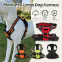 Wholesale Pet Supplies Adjustable Dog Harness with Reflective Stripes for Walking