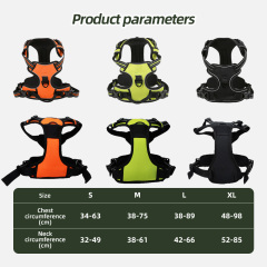 Wholesale Pet Supplies Adjustable Dog Harness with Reflective Stripes for Walking