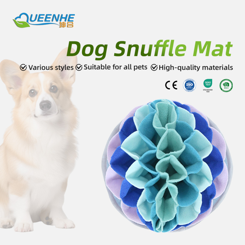 Encourages Natural Foraging Skills Breathable Modern Solid Dog Snuffle Mat Puzzle Toy Pet Feeding Mat