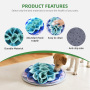 Encourages Natural Foraging Skills Breathable Modern Solid Dog Snuffle Mat Puzzle Toy Pet Feeding Mat