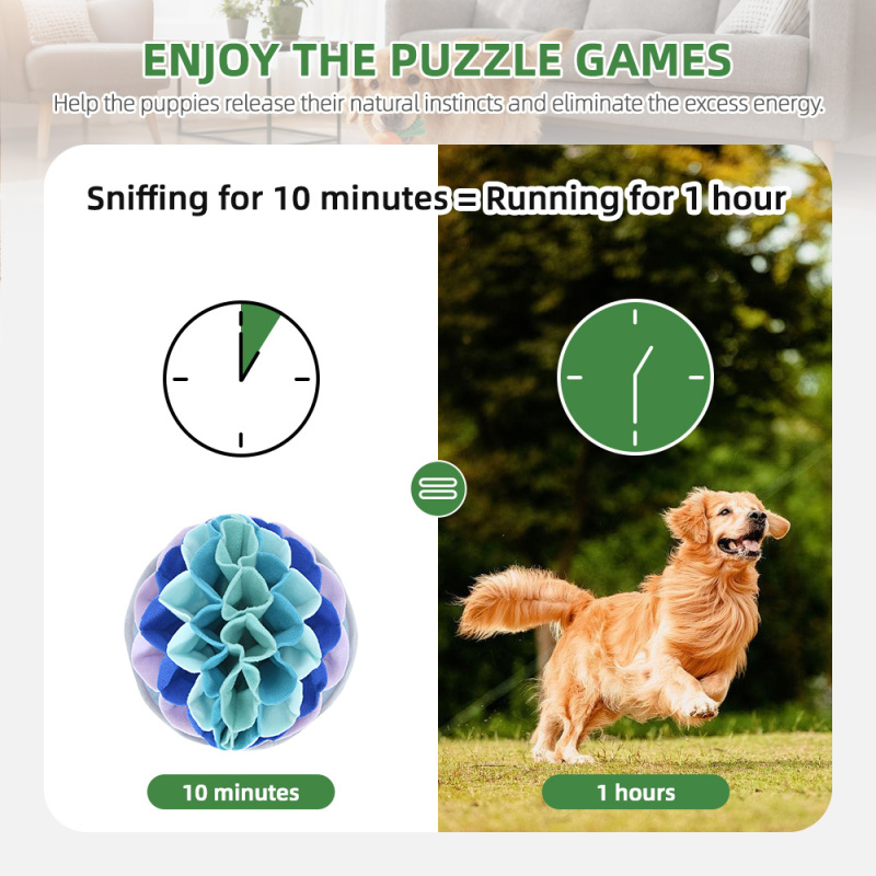 Encourages Natural Foraging Skills Breathable Modern Solid Dog Snuffle Mat Puzzle Toy Pet Feeding Mat