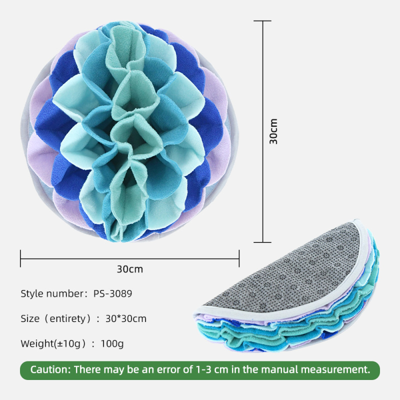 Encourages Natural Foraging Skills Breathable Modern Solid Dog Snuffle Mat Puzzle Toy Pet Feeding Mat