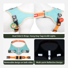 Wholesale Pet Product Pet Harness Step-in Breathable Puppy Dog Harnesses for Small Medium Dog