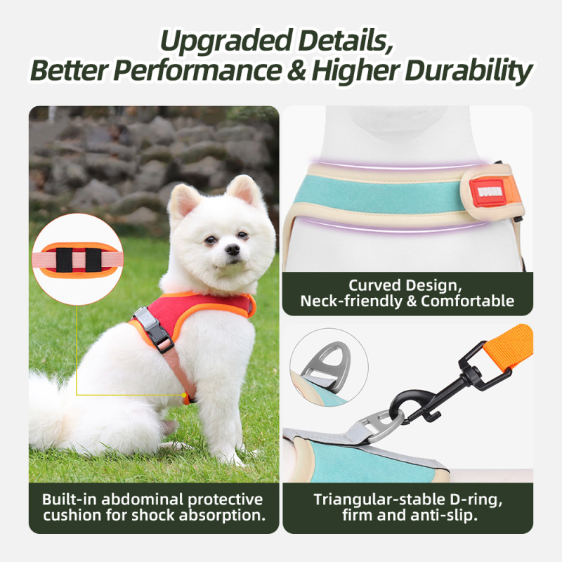Wholesale Pet Product Pet Harness Step-in Breathable Puppy Dog Harnesses for Small Medium Dog