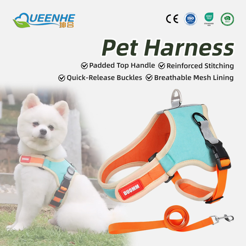 Wholesale Pet Product Pet Harness Step-in Breathable Puppy Dog Harnesses for Small Medium Dog