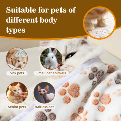 Super Soft and Premium Pet Dog Blanket, the Cute Design Washable Fluffy Blanket for Puppy Cat Kitten Indoor