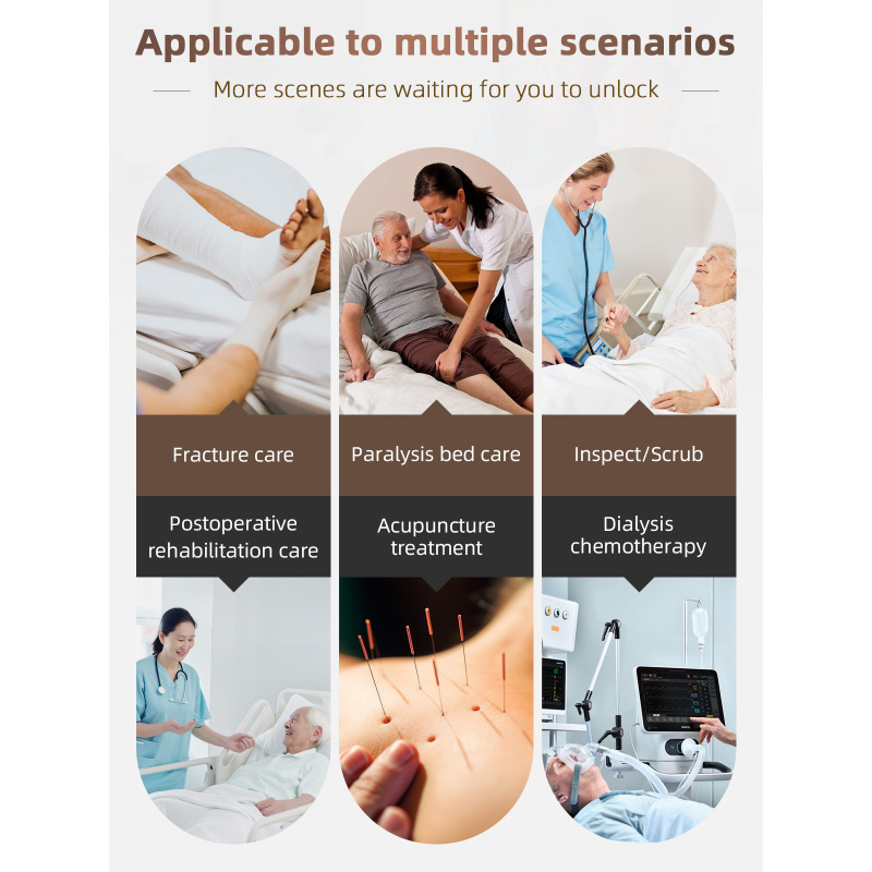 Home & Hospital Nursing Incontinence Pants with Open Crotch Full Opening Patient Gowns for Staff Uniforms