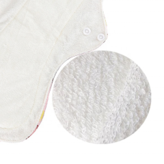 Almohadillas menstruales lavables para el período, almohadillas sanitarias reutilizables, almohadillas para incontinencia de panty liners con capas de absorción de bambú