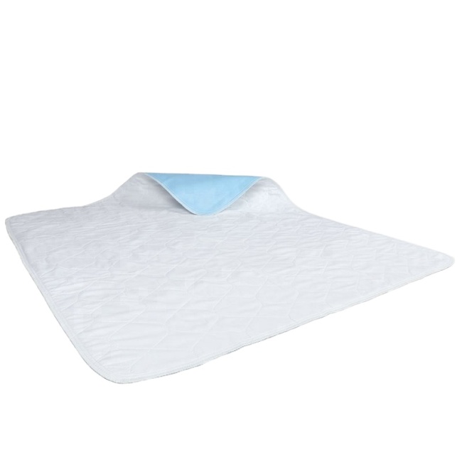 Almohadilla de cama lavable de PVC, almohadilla de incontinencia reutilizable impermeable