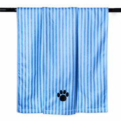 Pets Quick-drying & Absorbent Fiber Towel Pet Thickened Towel Cats and Dogs Bath Grooming Cleaning Supplies