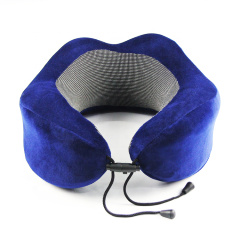 Almohada de viaje de espuma viscoelástica personalizada Almohada de cabeza cómoda para el cuello
