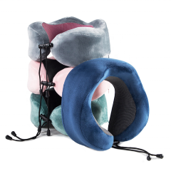 Custom Memory Foam Travel Pillow  Comfortable Head Neck Pillow
