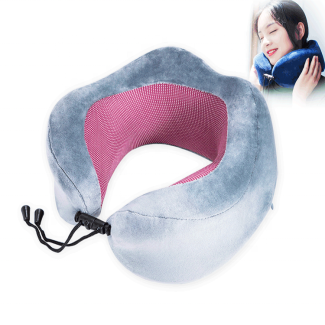 Custom Memory Foam Travel Pillow  Comfortable Head Neck Pillow