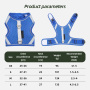 Wholesale Pet Supply Reflective Dog Harnesses  Adjustable Breathable Sport Harness with Handle