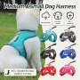Wholesale Pet Supply Reflective Dog Harnesses  Adjustable Breathable Sport Harness with Handle