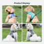 Wholesale Pet Supply Reflective Dog Harnesses  Adjustable Breathable Sport Harness with Handle