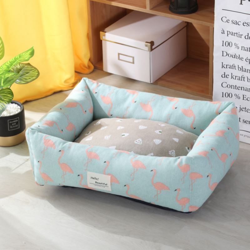 Funny Pet Beds Dog Luxury Linen Sleep Pet Beds & Accessories Solid Custom Design Accepted Can Custom Small Animals