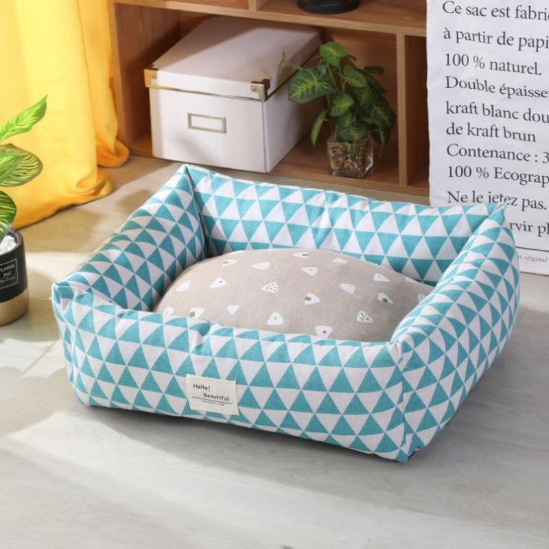 Funny Pet Beds Dog Luxury Linen Sleep Pet Beds & Accessories Solid Custom Design Accepted Can Custom Small Animals