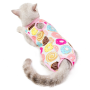 Cat Dress for Abdominal Wounds Dog Cat Surgical Gown Recovery Sterilization Suit Soft Adjustable Pet Recovery Clothes