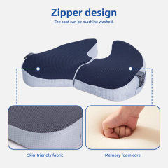 Wholesale Thick Memory Foam Chair Cushions Non-Slip Back Coccyx Tailbone Relief Seat Cushion Lumbar Pillows Seat Cushions Seat